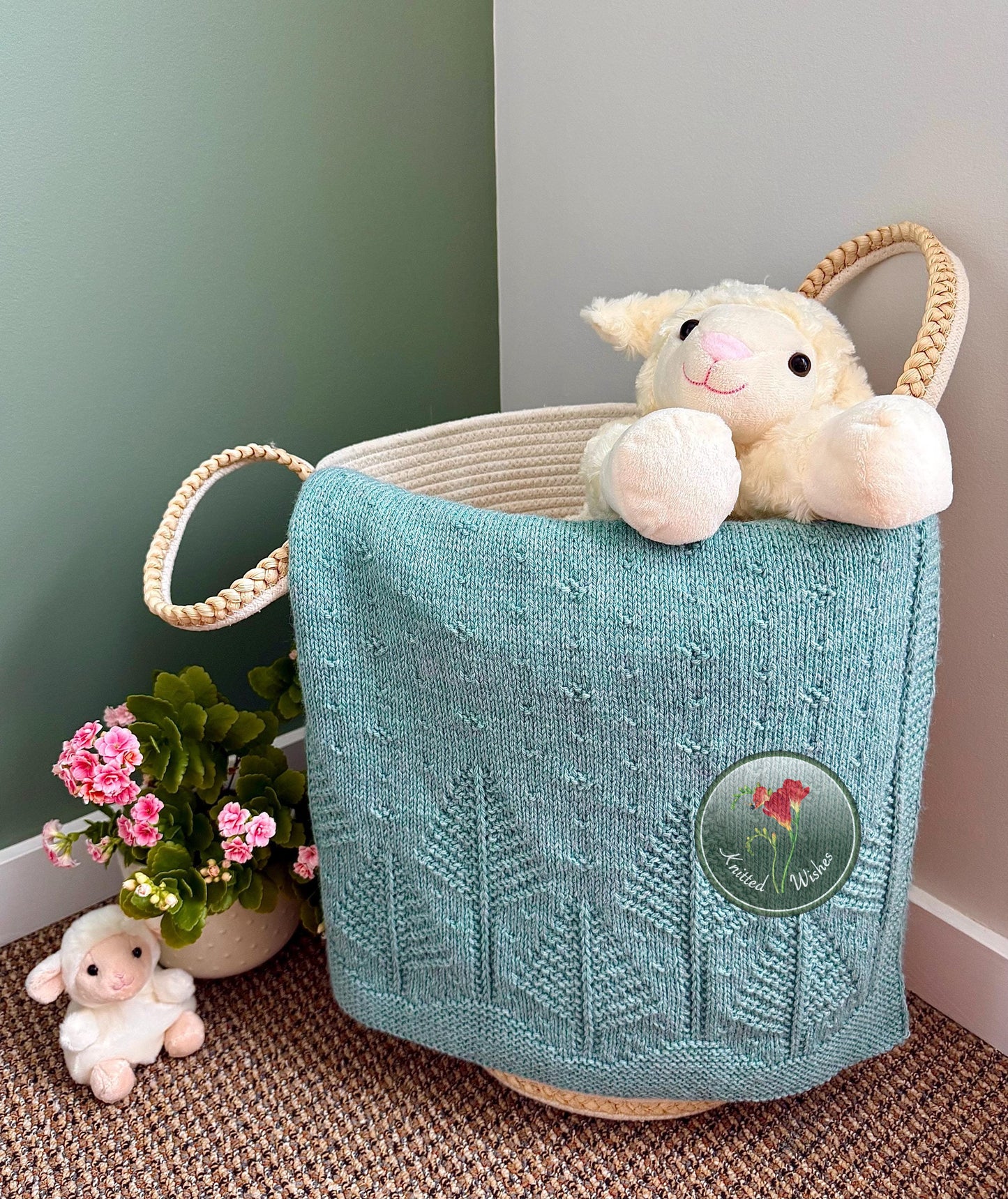 Seton Portage Blanket Pattern (worsted weight) PDF