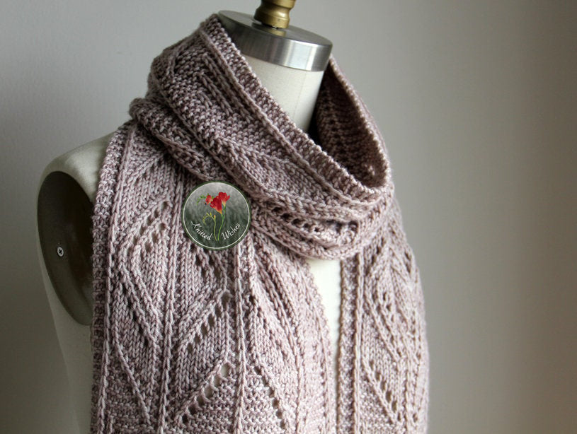 Winter Wish Scarf Knitting Pattern PDF