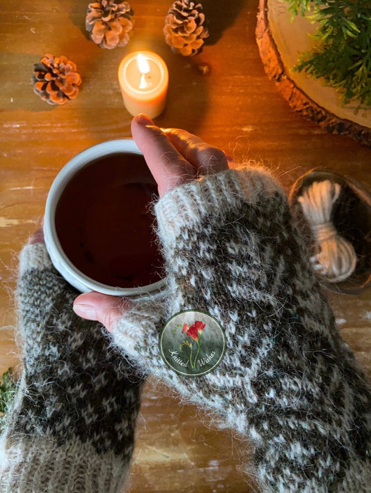 Beautiful BC Mitts Knitting Pattern PDF