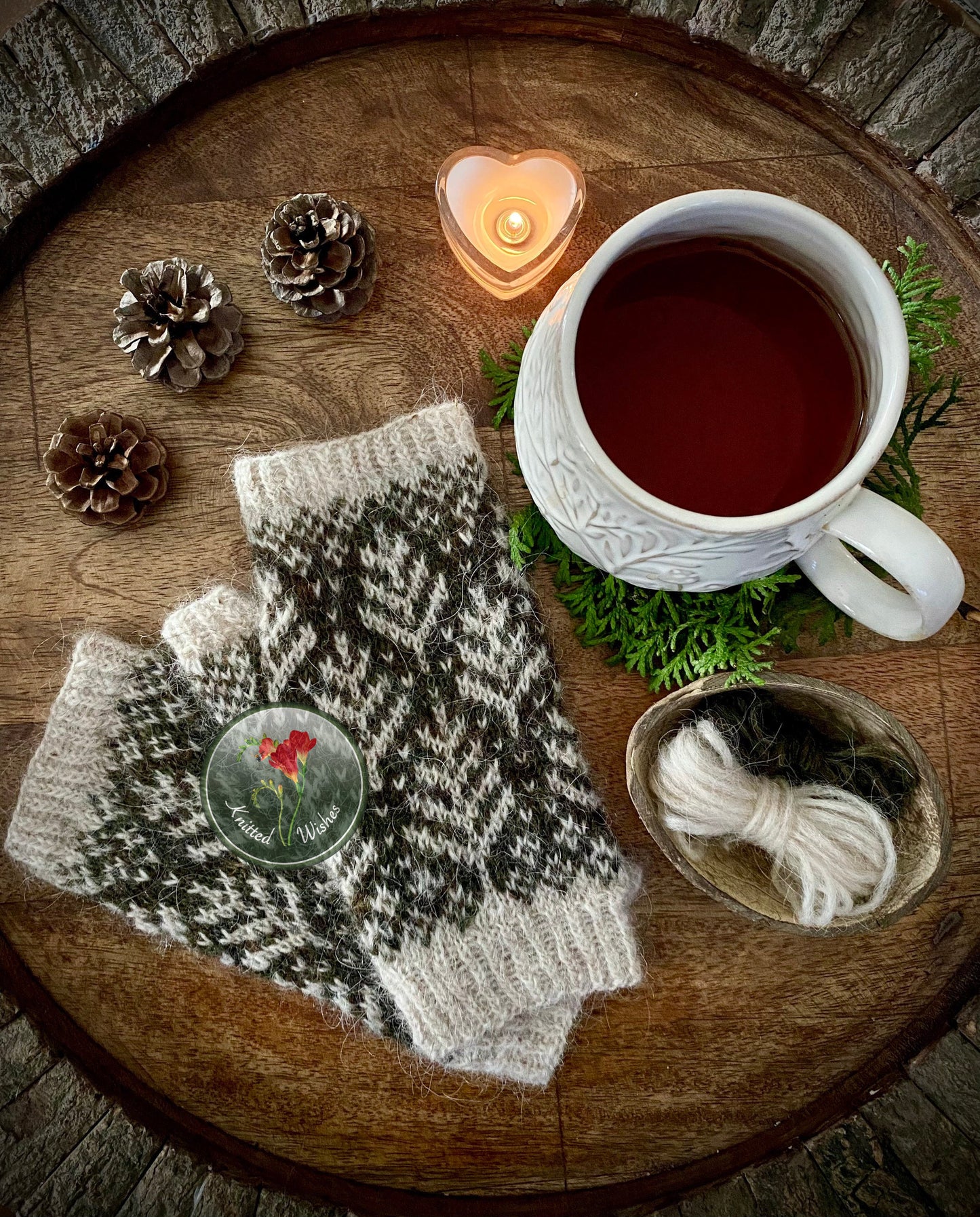 Beautiful BC Mitts Knitting Pattern PDF