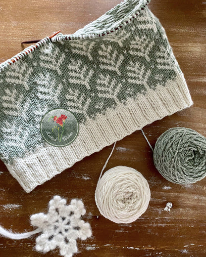 Beautiful BC Cowl Knitting Pattern PDF