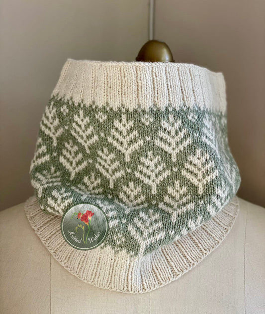 Beautiful BC Cowl Knitting Pattern PDF