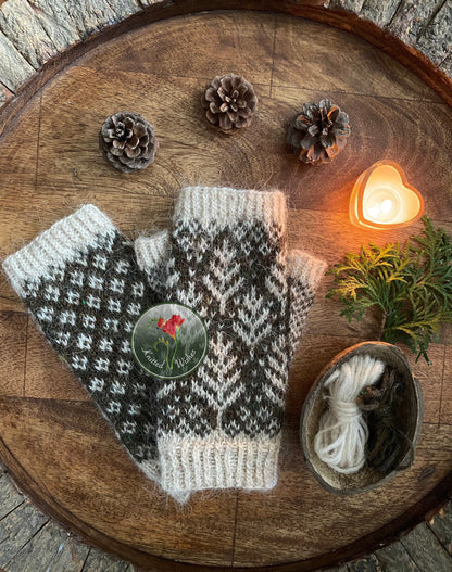 Beautiful BC Mitts Knitting Pattern PDF