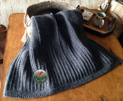 City Life Blanket Knitting Pattern PDF