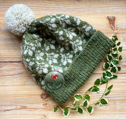 Hello Spring! Hat Knitting Pattern PDF