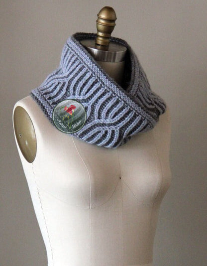 Lavington II Cowl Knitting Pattern PDF