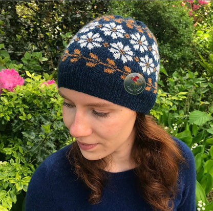 Let It Bloom Hat Knitting Pattern PDF