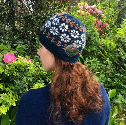 Let It Bloom Hat Knitting Pattern PDF