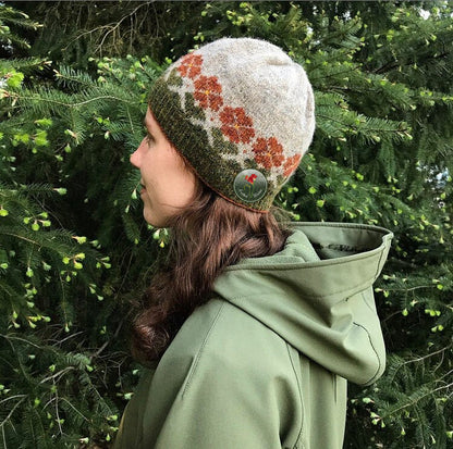 Let Love Grow Hat Knitting Pattern PDF