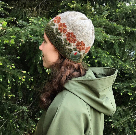 Let Love Grow Hat Knitting Pattern PDF