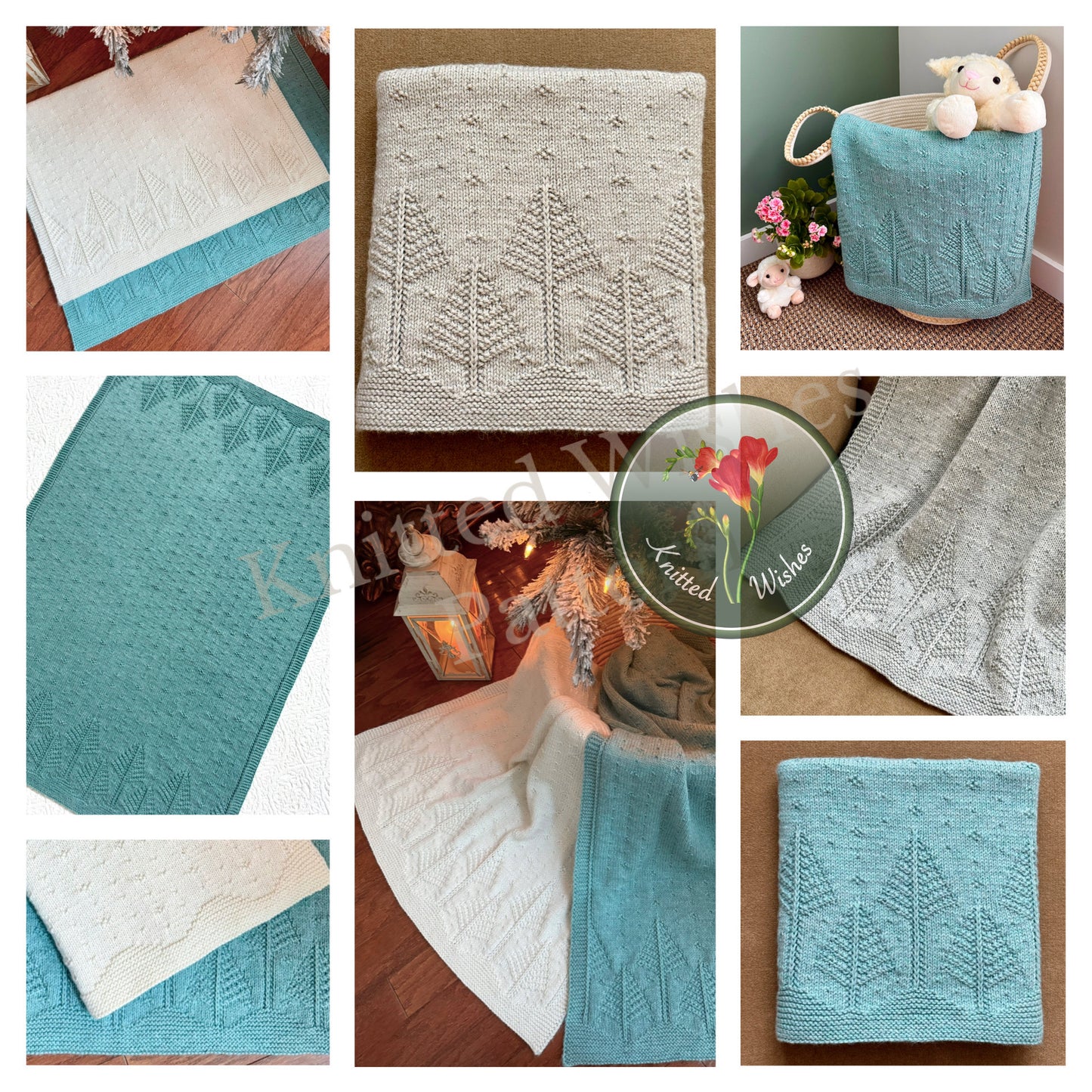 Seton Portage Blanket Pattern (worsted weight) PDF