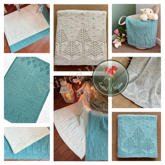 Seton Portage Blanket Pattern (worsted weight) PDF