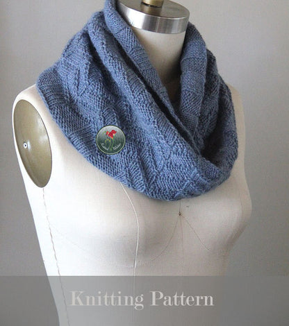 Whistler Peaks Cowl Knitting Pattern PDF